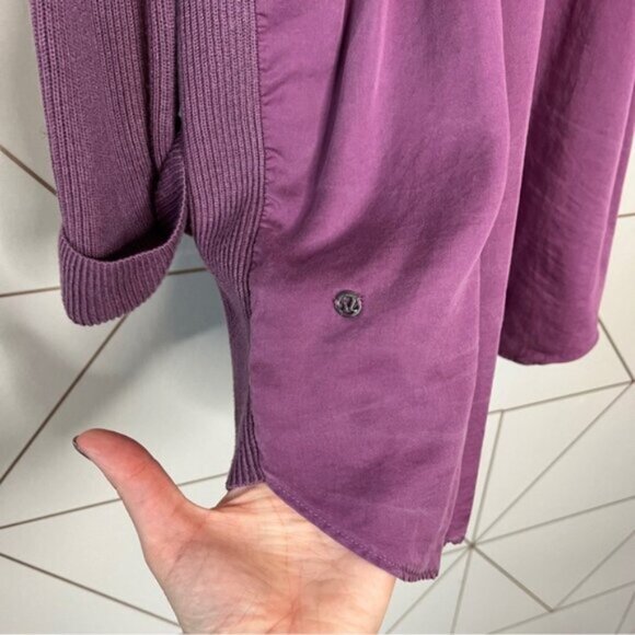 Lululemon Still At Ease Wrap Vintage Plum / Vintage Plum - Picture 5 of 5